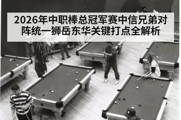 2026年中职棒总冠军赛中信兄弟对阵统一狮岳东华关键打点全解析